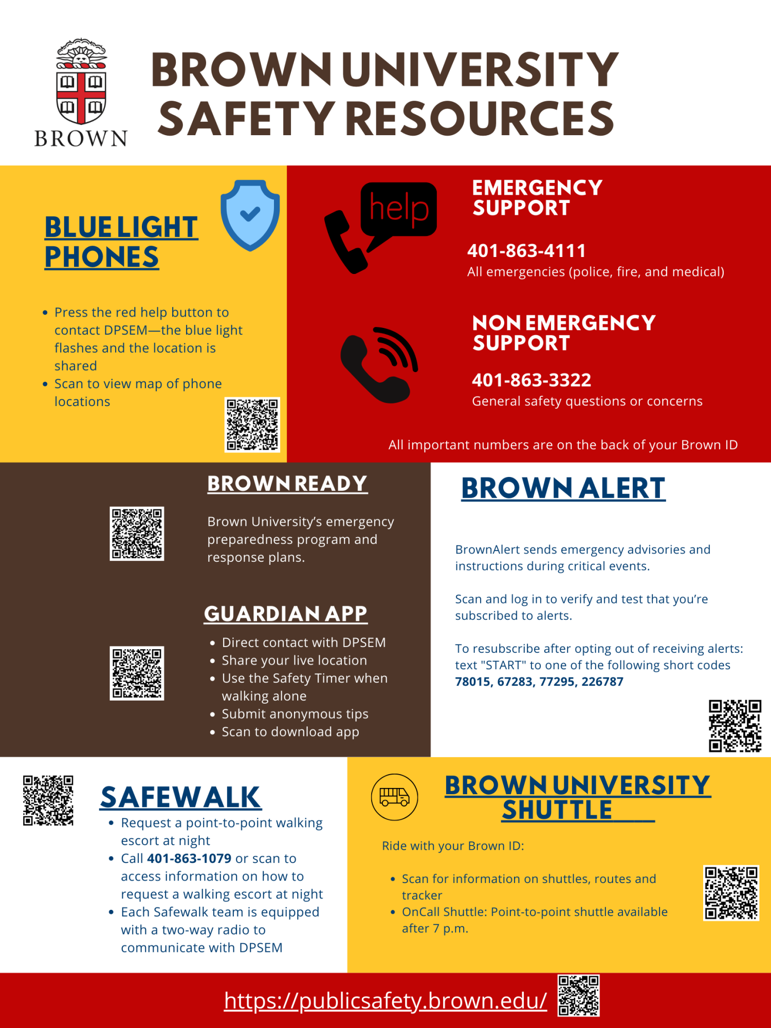 Brown Safety Resources